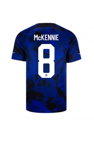 Fotbalové Dres Spojené státy Weston McKennie #8 Venkovní Oblečení MS 2022 Krátký Rukáv